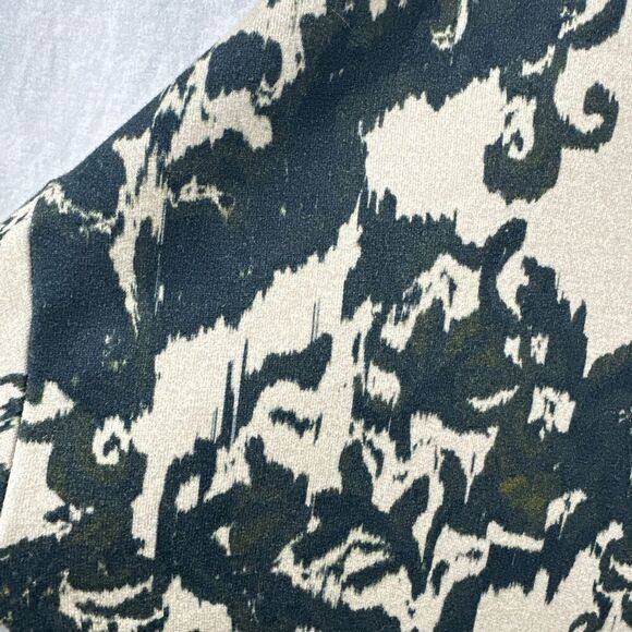 Majestic Filatures Deluxe Tee Shirt Deep Teal Button Front Womens Size 1 XS - Picture 9 of 11